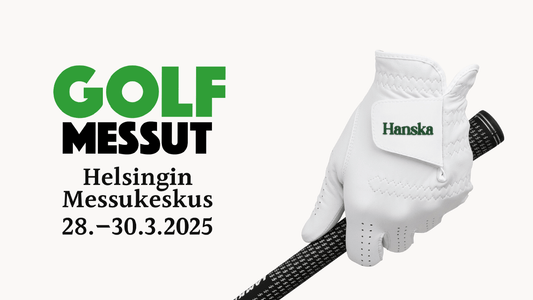 Olemme mukana Golfmessuilla 2025 - Tule testaamaan Hanska ensimmäisten joukossa